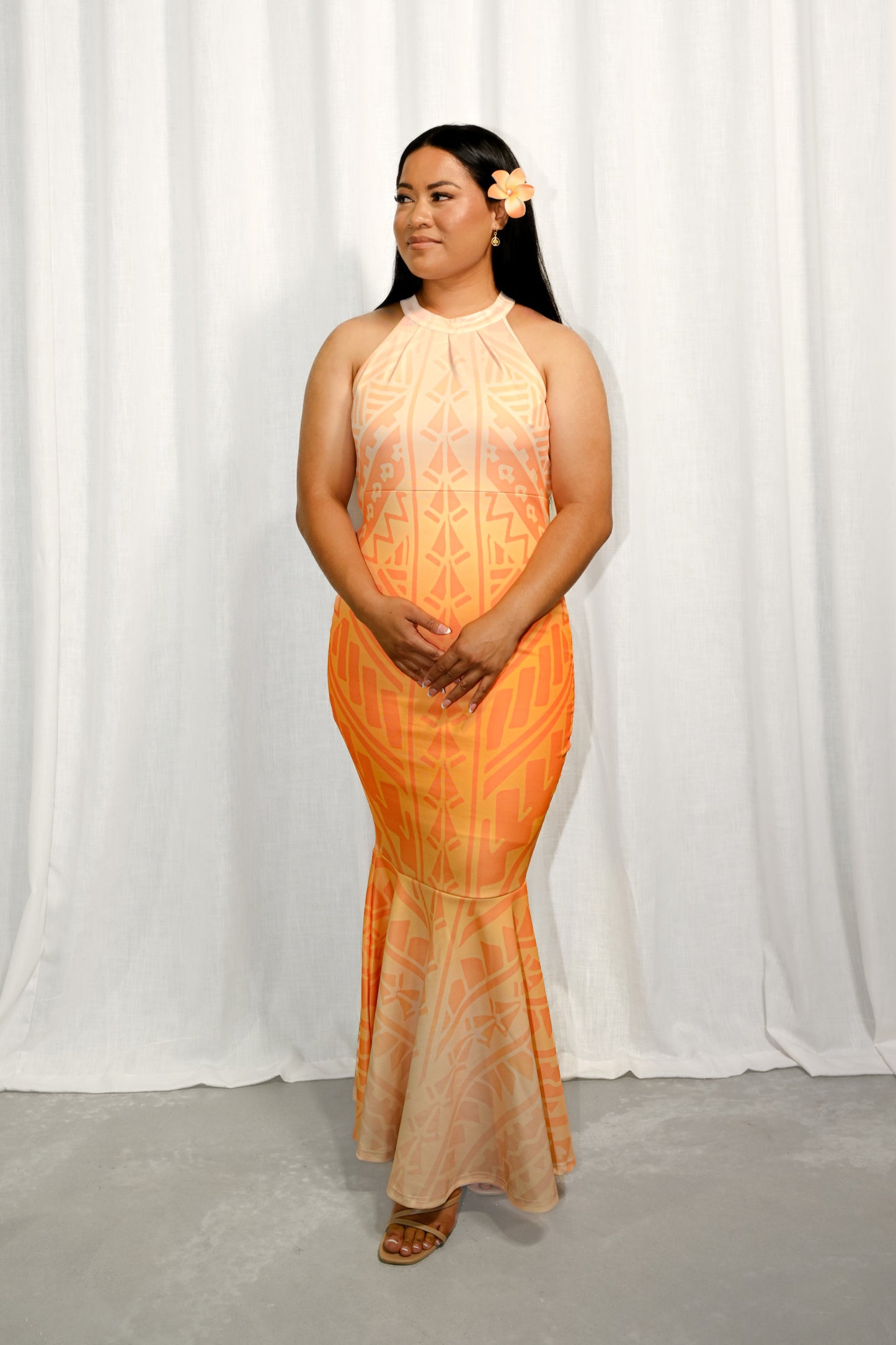 JAYLINE - HALTER KNOT DRESS - Mariah Island Boutique
