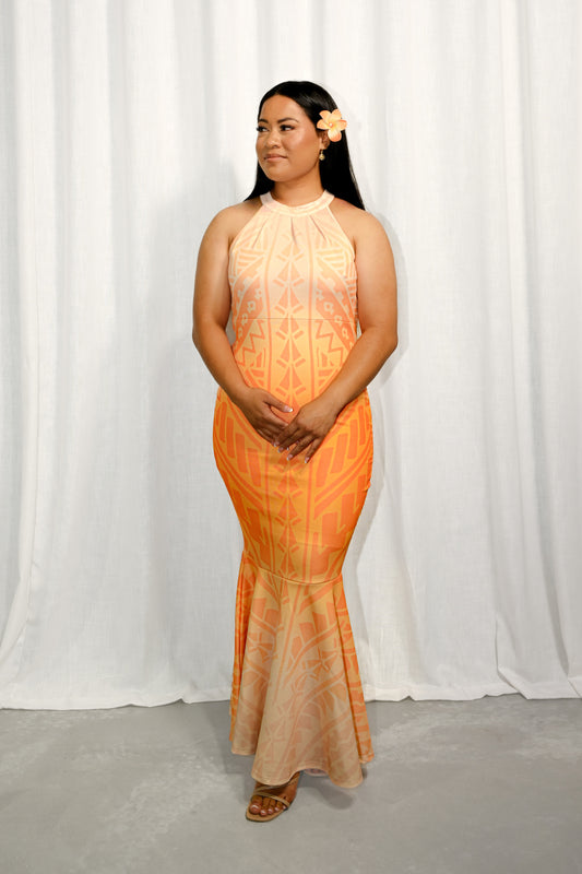 JAYLINE | HALTER KNOT DRESS - Mariah Island Boutique 