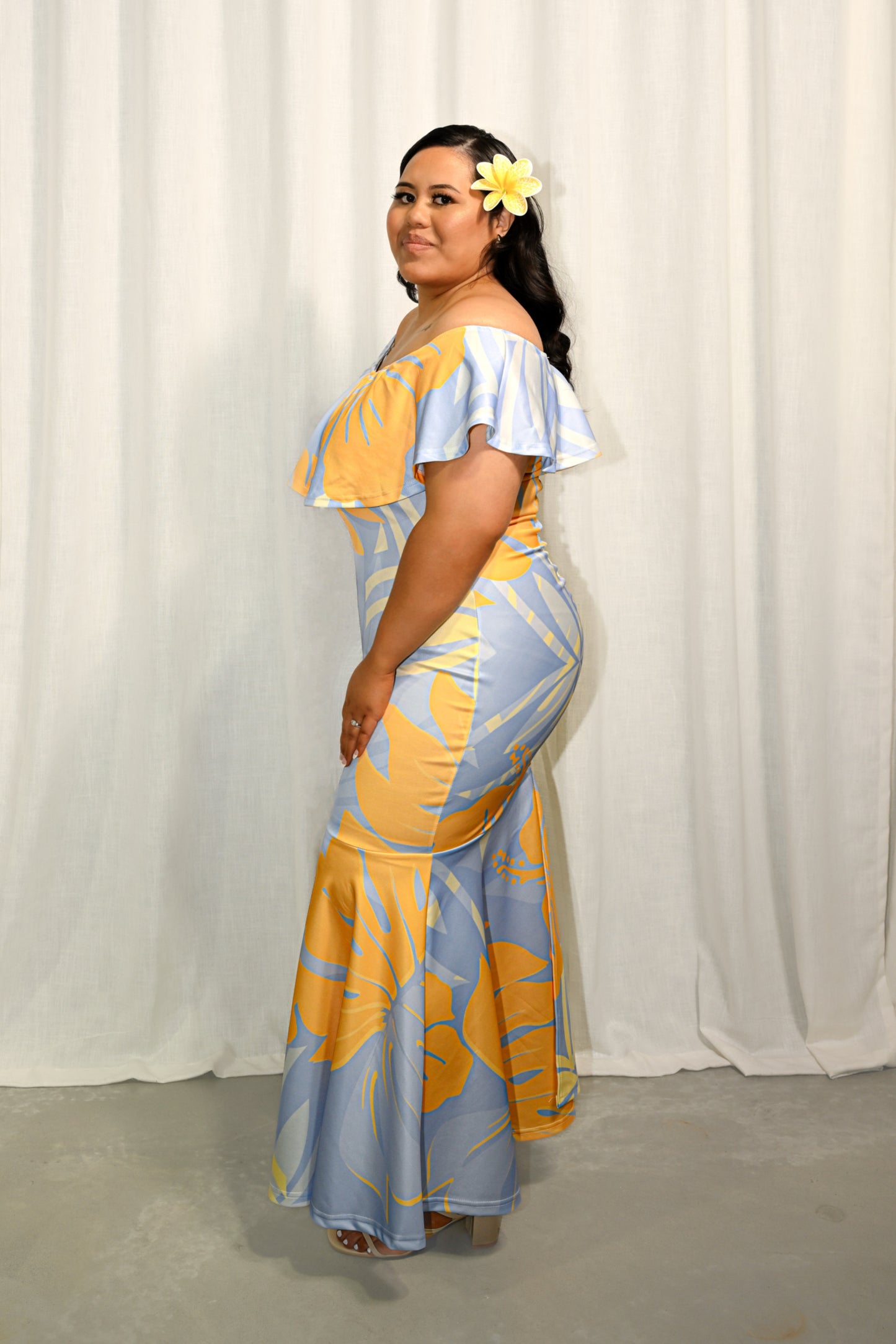 LINA - OFF SHOULDER DRESS - Mariah Island Boutique 