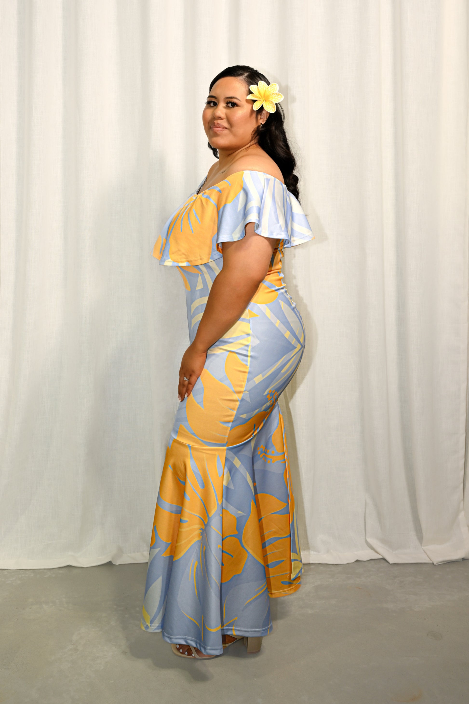 LINA - OFF SHOULDER DRESS - Mariah Island Boutique 