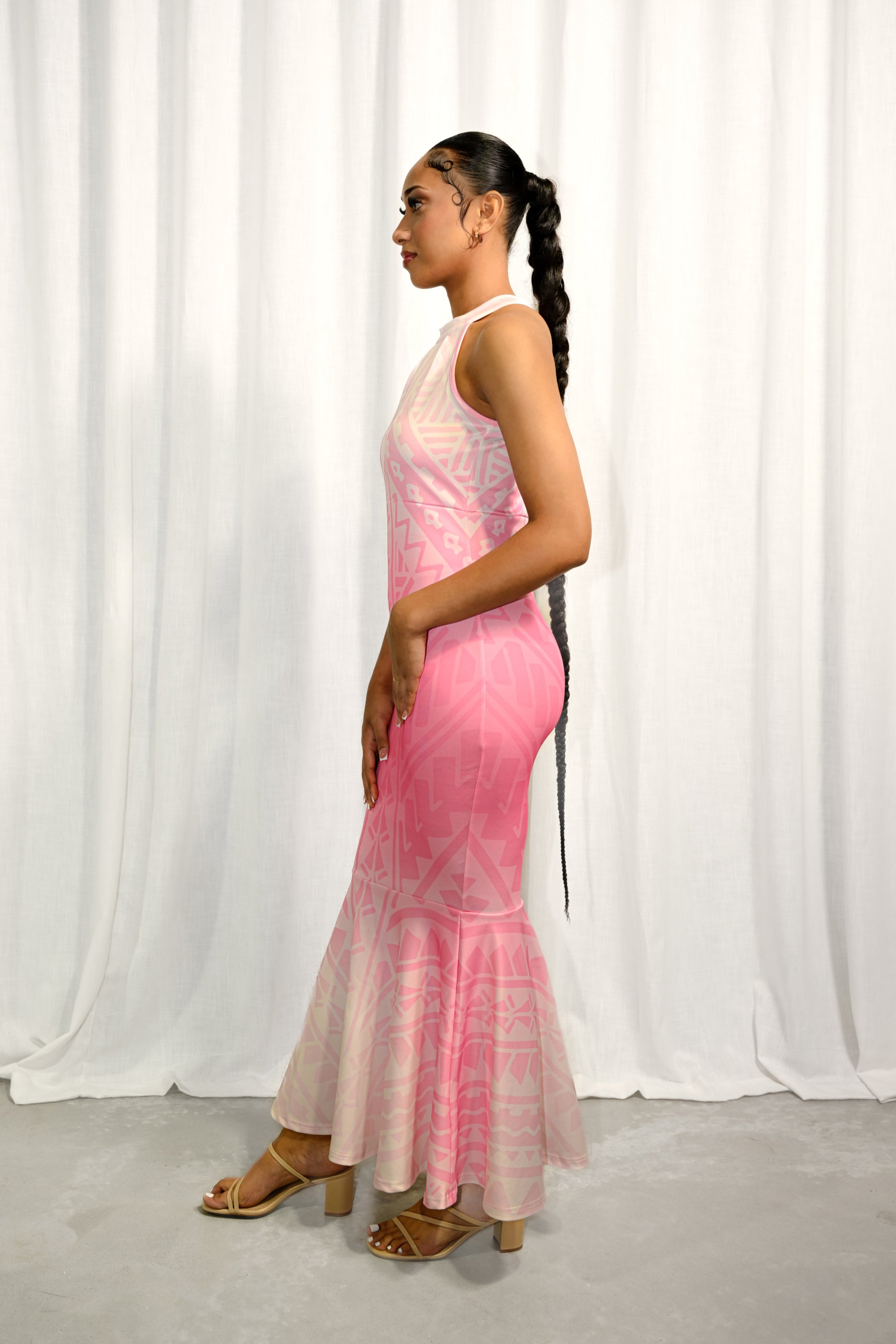 JAYLINE | HALTER KNOT DRESS - Mariah Island Boutique 