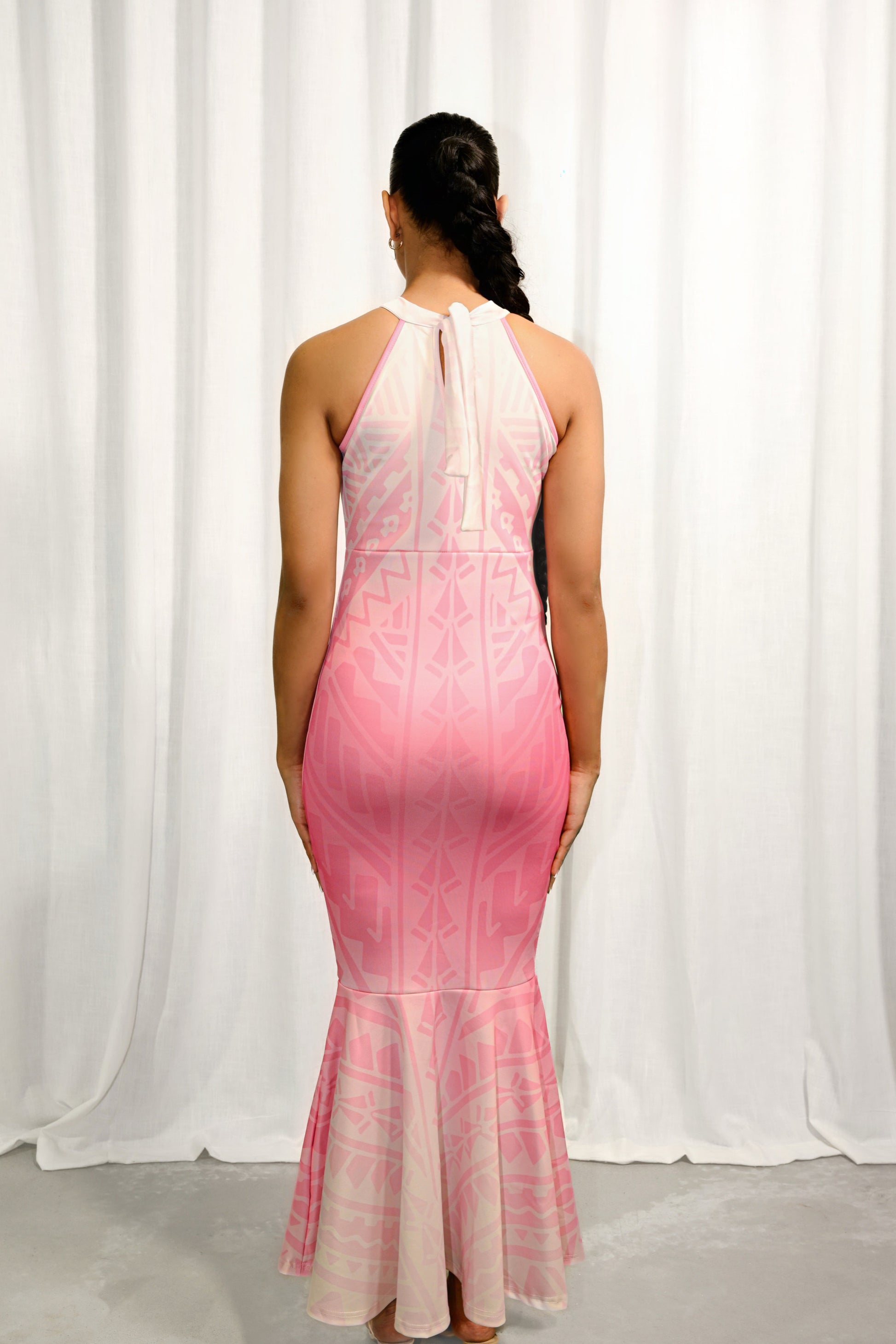 JAYLINE | HALTER KNOT DRESS - Mariah Island Boutique 