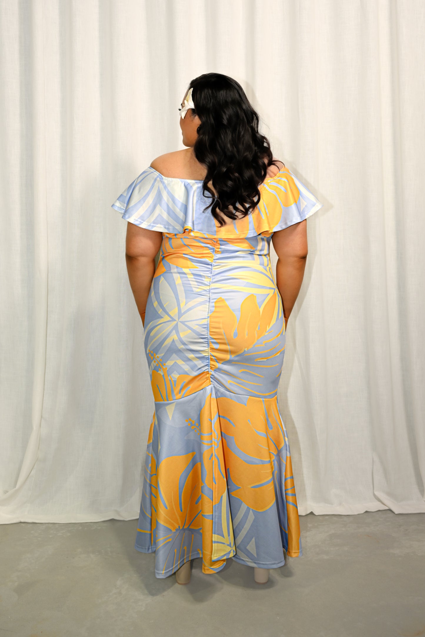 LINA - OFF SHOULDER DRESS - Mariah Island Boutique 